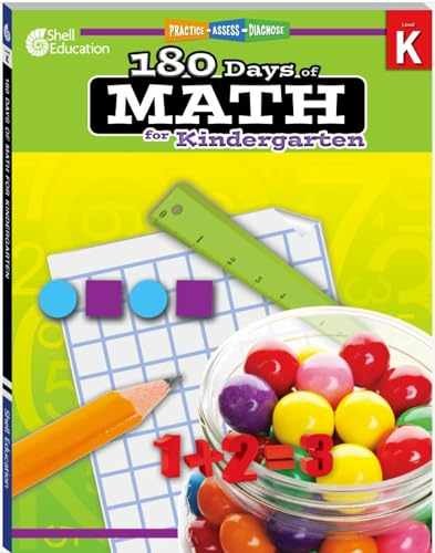 Shell Education 180 Days of Math for – Paperback, by Jodene Smith – Very Good o