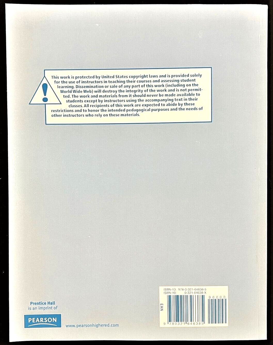 BLITZER – Thinking Mathematically – INSTRUCTOR’S SOLUTION MANUAL 5e (2011)