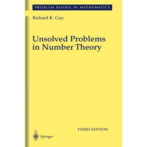 Unsolved Problems in Number Theory, Hardcover by Guy, Richard K., Brand New, …