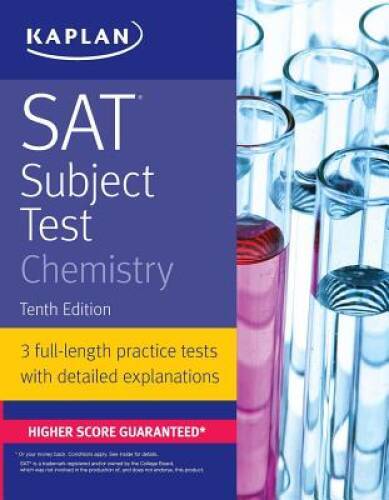 SAT Subject Test Chemistry (Kaplan Test Prep) – Paperback – GOOD
