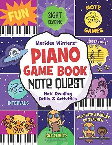 Meridee Winters Note Quest (Piano Game Book): Note Reading Drills and Act – GOOD