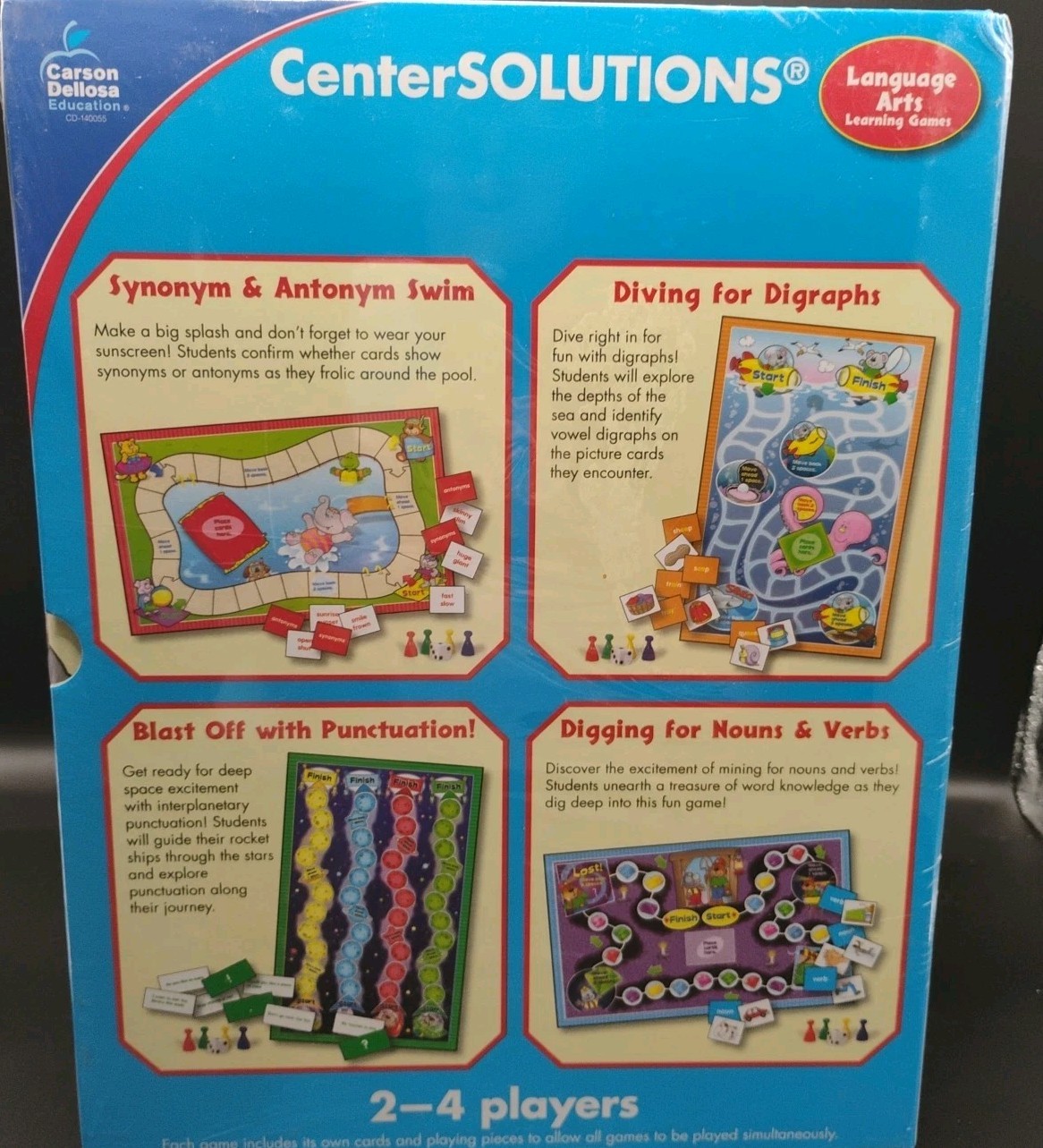 Language Arts Learning Games, Grade 2 by Carson-Dellosa Publishing Staff
