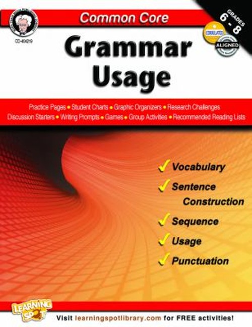 Common Core: Grammar Usage Paperback Linda Armstrong