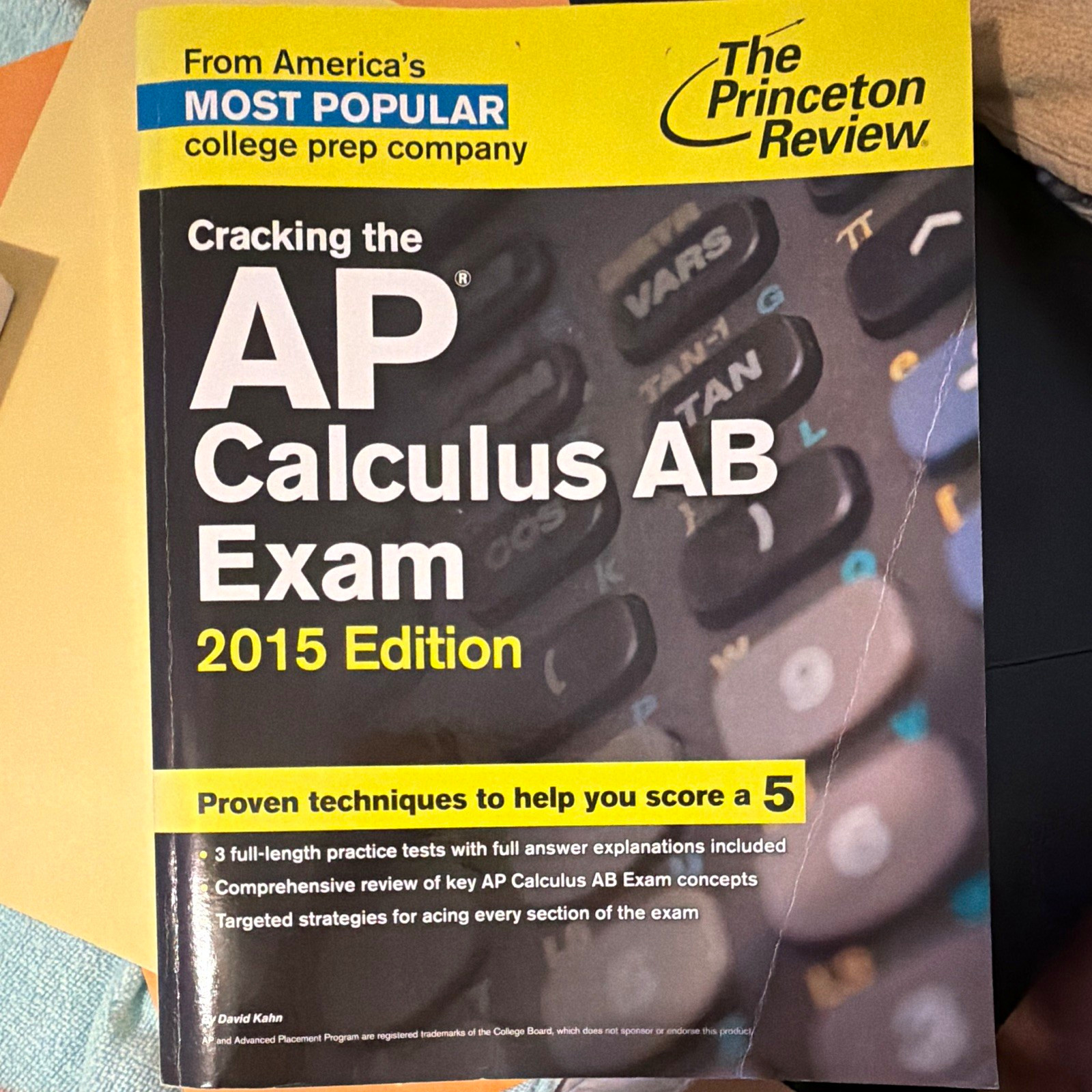 The Princeton Review Cracking the AP Calculus AB Exam 2015 Study Guide Book