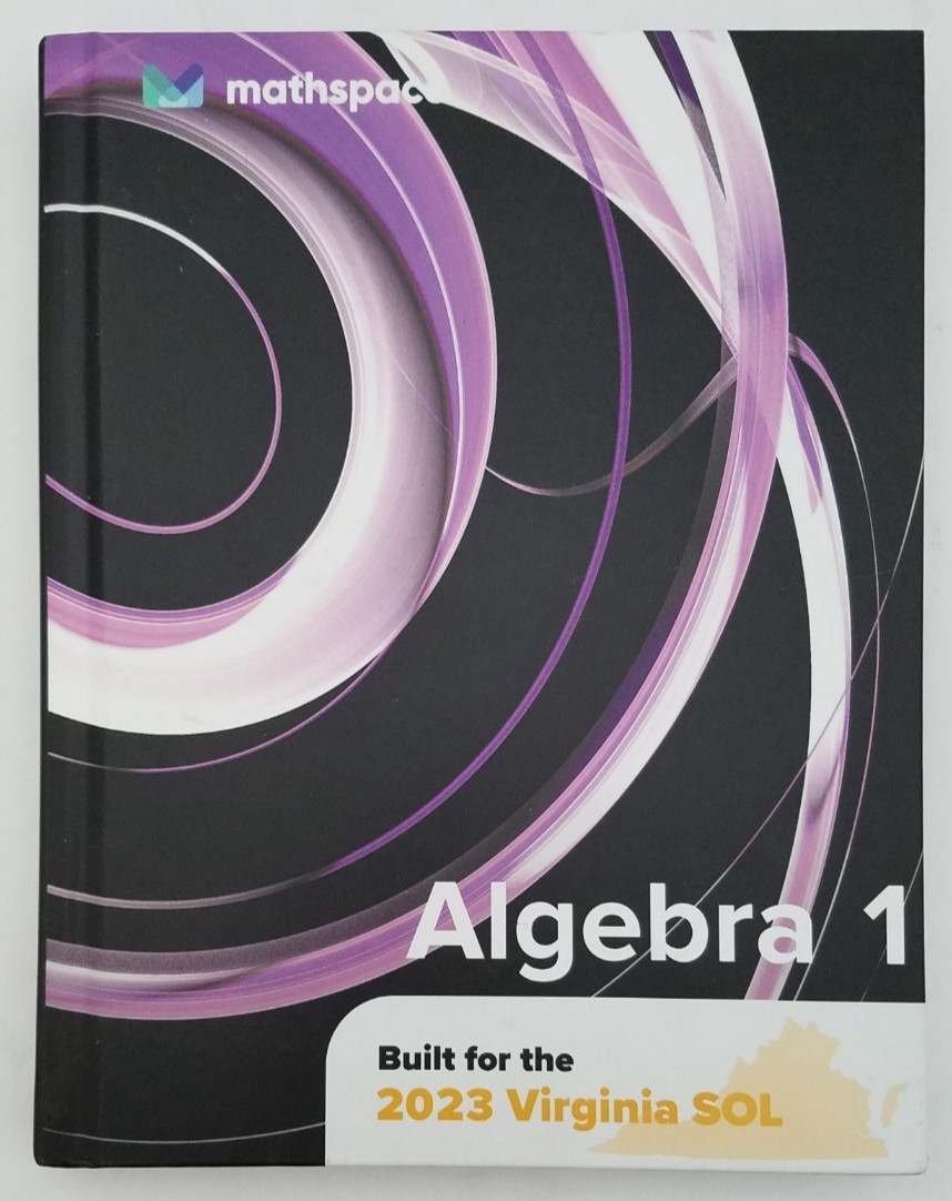 Mathspace Algebra I, Built for 2023 Virginia SOL -9781957316932