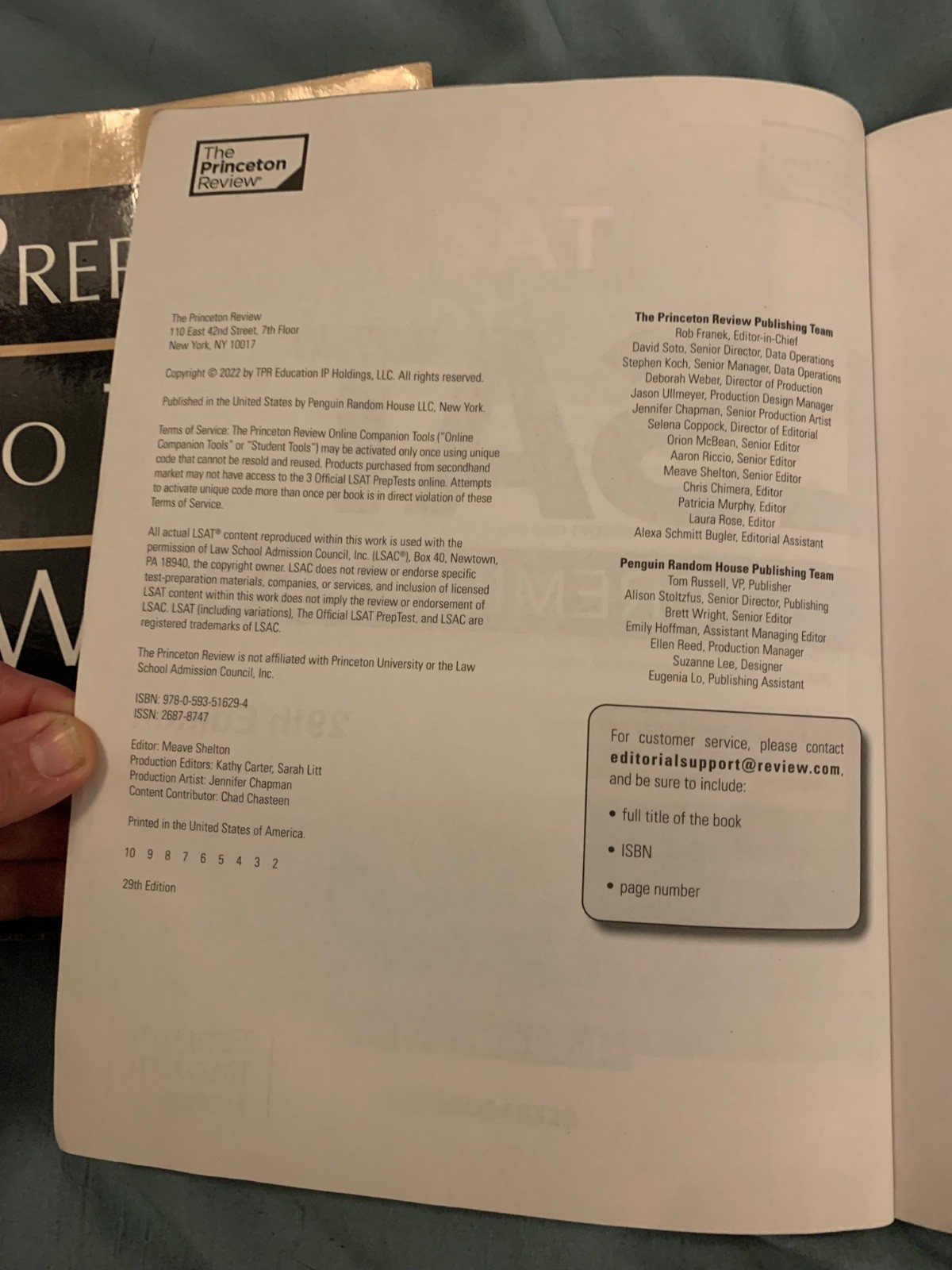 LSAT Premium Prep book