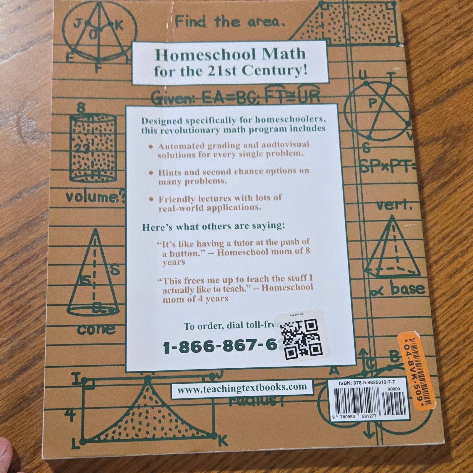 Teaching Textbooks Geometry 2.0 by Greg & Shawn Sabouri High School Book ISBN
