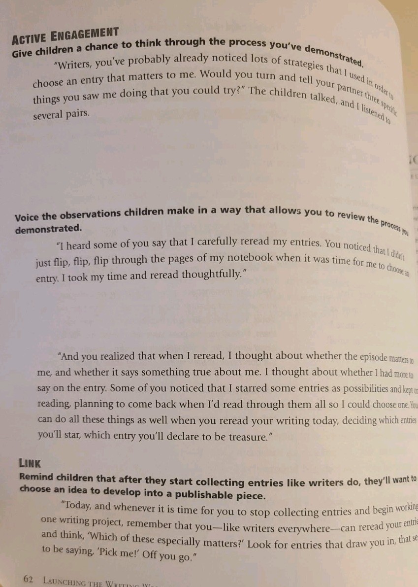 Launching The Writing Workshop Grades 3-5 Lucy Calkins & Marjorie Martinelli