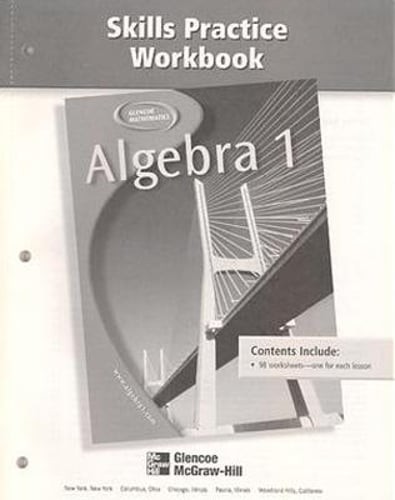 Algebra 1 Skills Practice Workbook by McGraw Hill: New