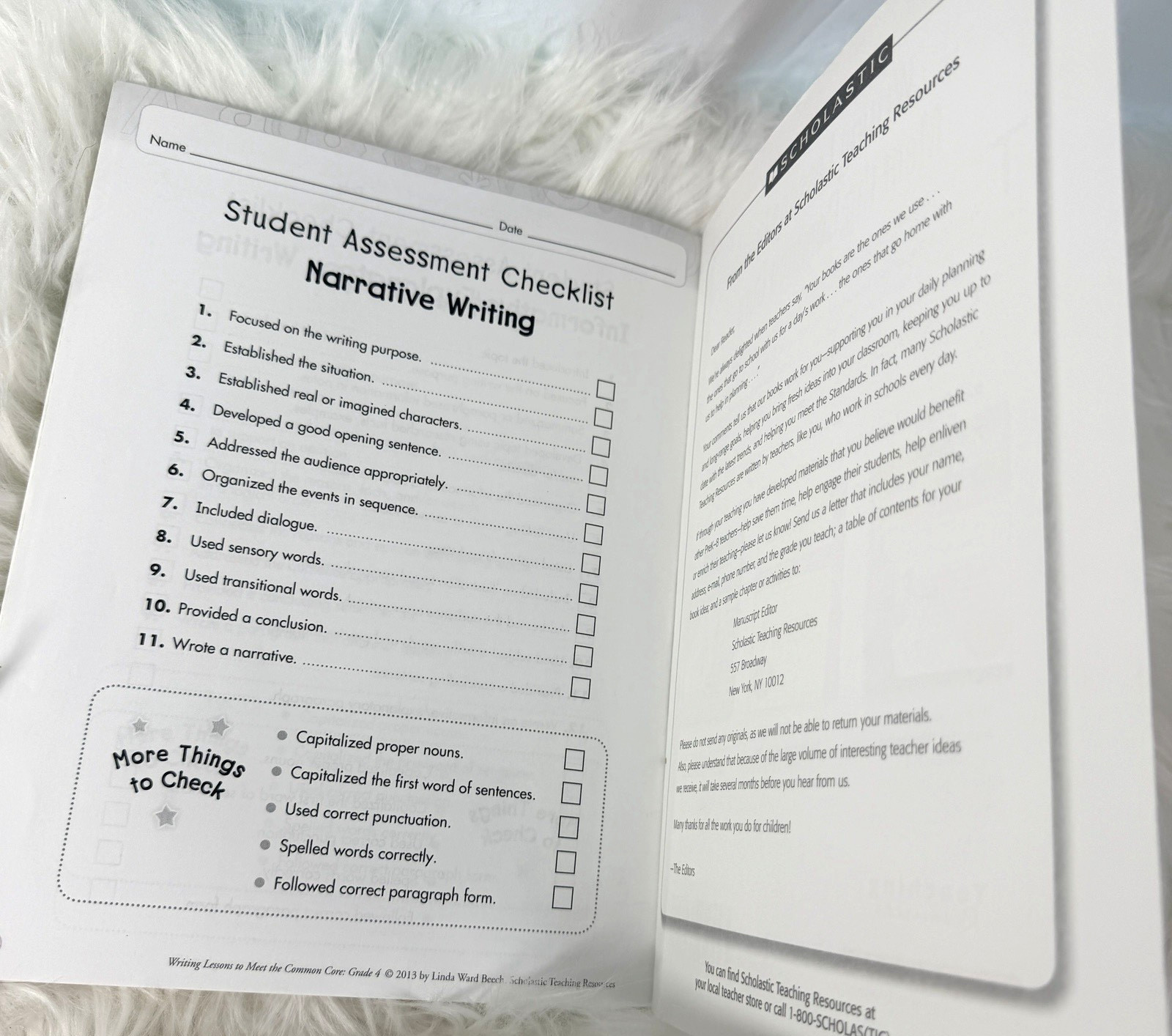 USED Scholastic and Mailbox Descriptive & Narrative Writing Instructional Books