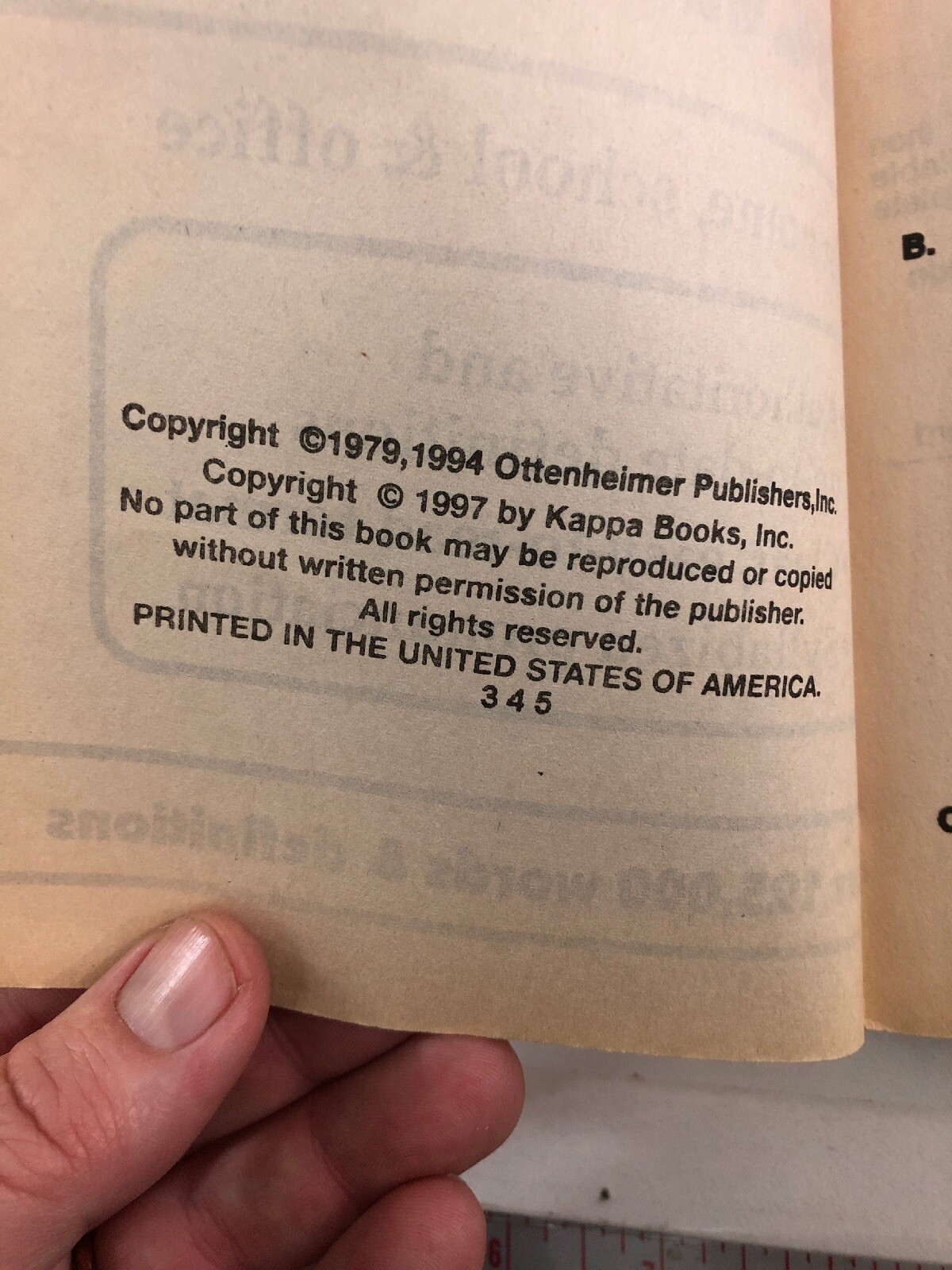 Webster’s Large Print Dictionary (Paperback, 1997)