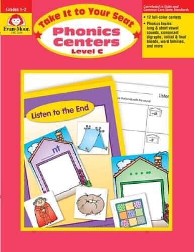 Take It to Your Seat Phonics Centers, Grades 1-2 – Paperback By Evan Moor – GOOD