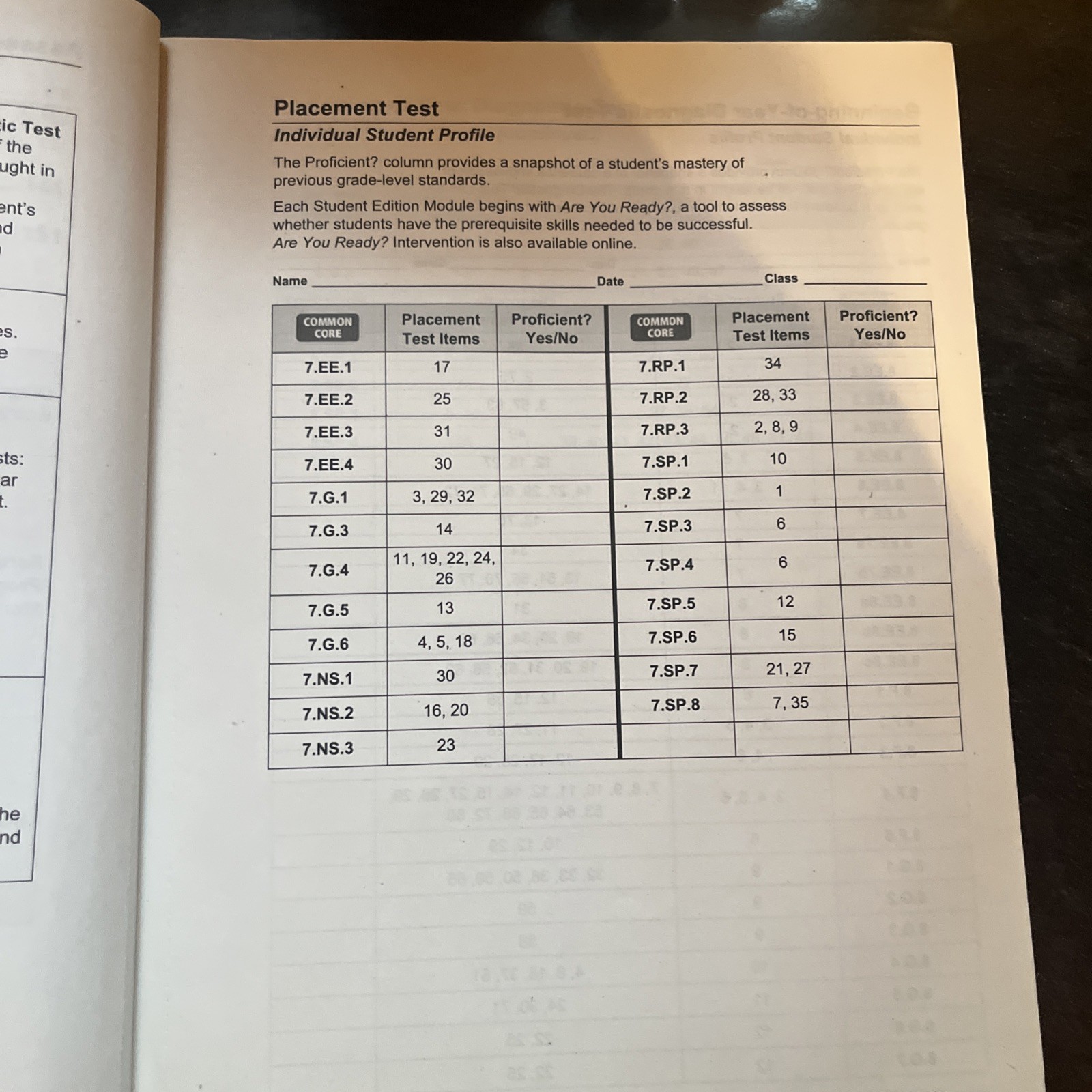 Go Math Assessment Resources, Middle School Grade 8 Houghton Mifflin Harcourt