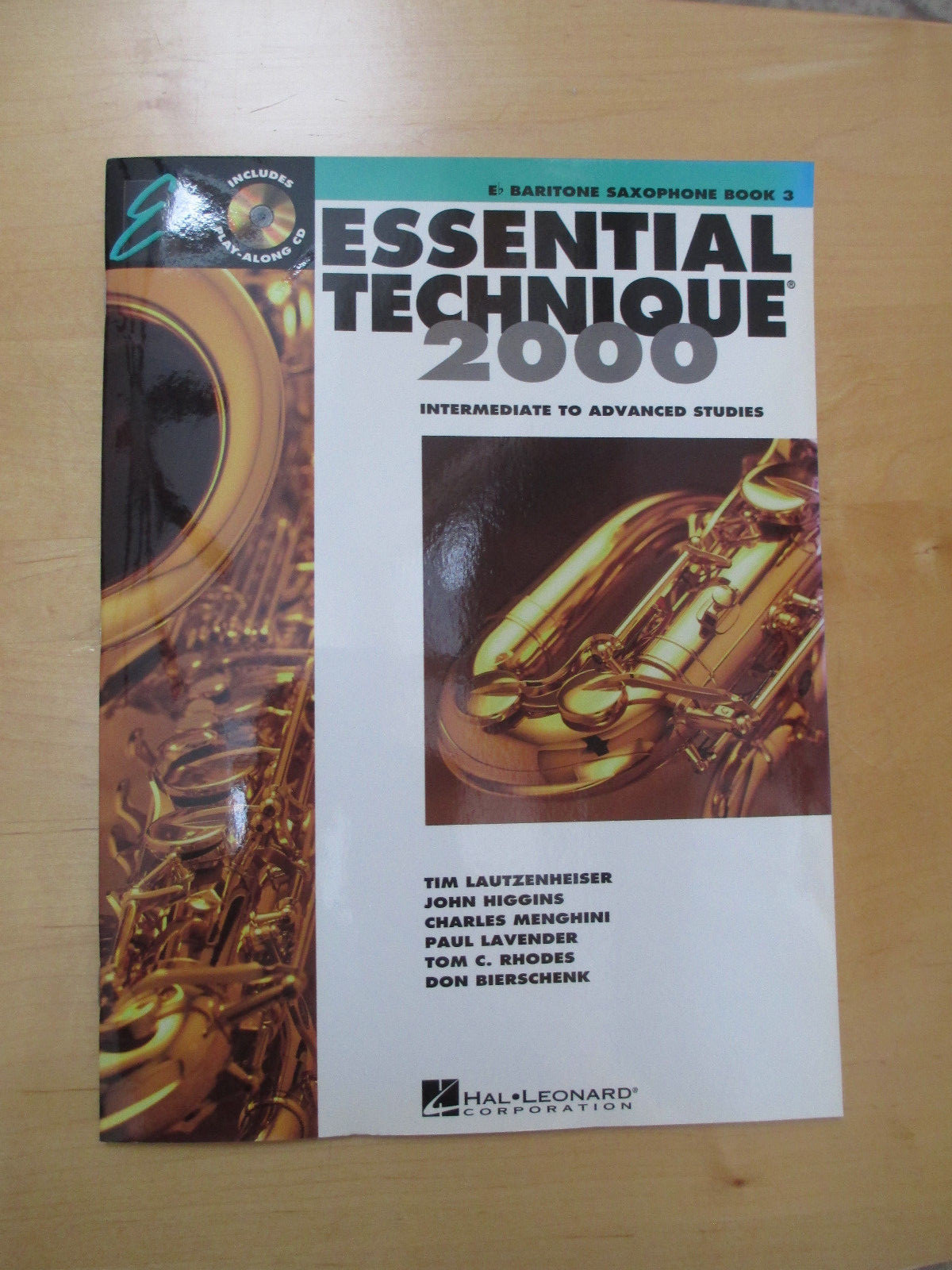 ESSENTIAL ELEMENTS – Eb BARITONE SAXOPHONE – BOOK 3 + 1 CD – STUDENT LESSON BOOK
