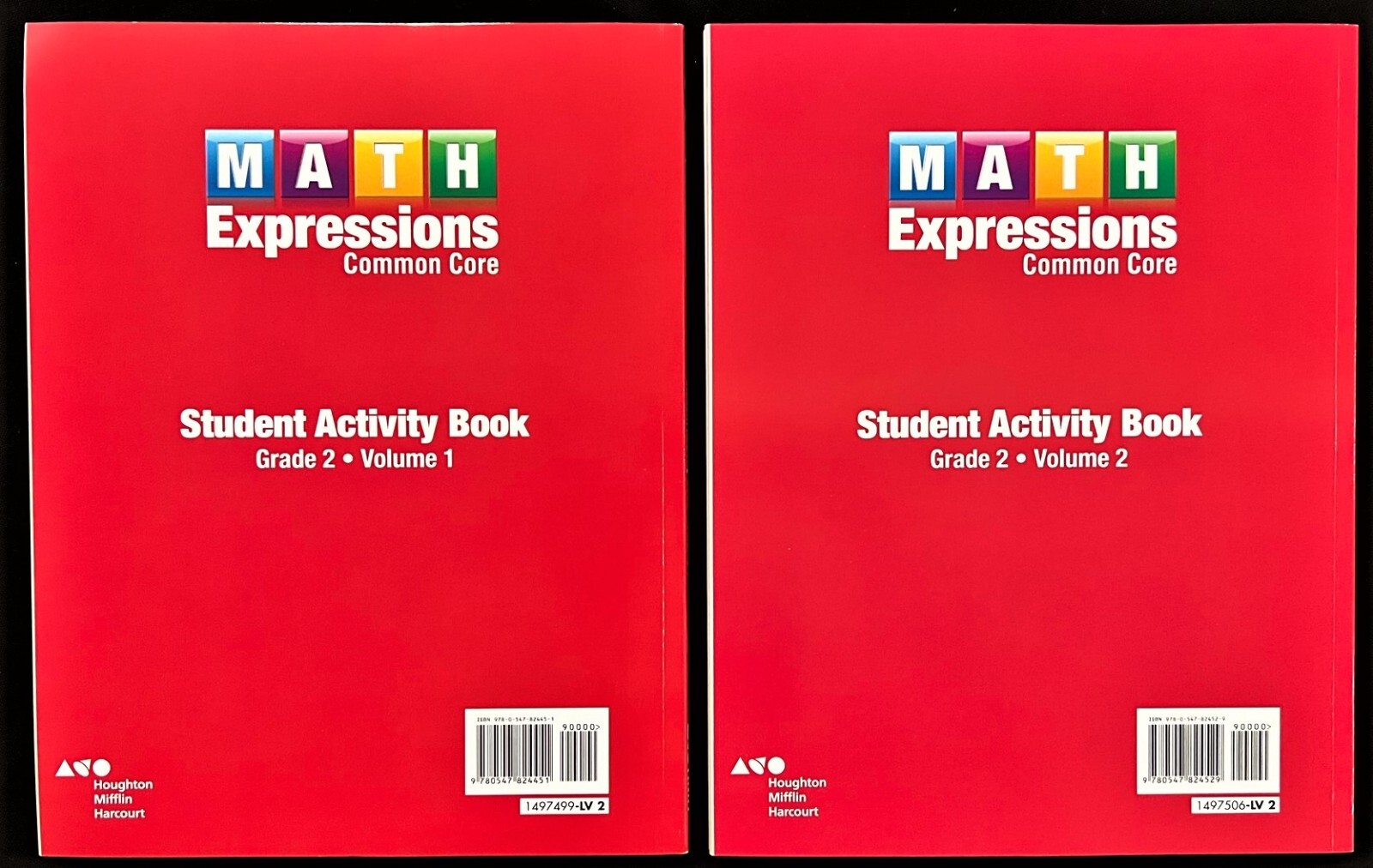 2nd – MATH EXPRESSIONS Common Core – STUDENT WORKBOOKS (Vol. 1 & 2) (2013)
