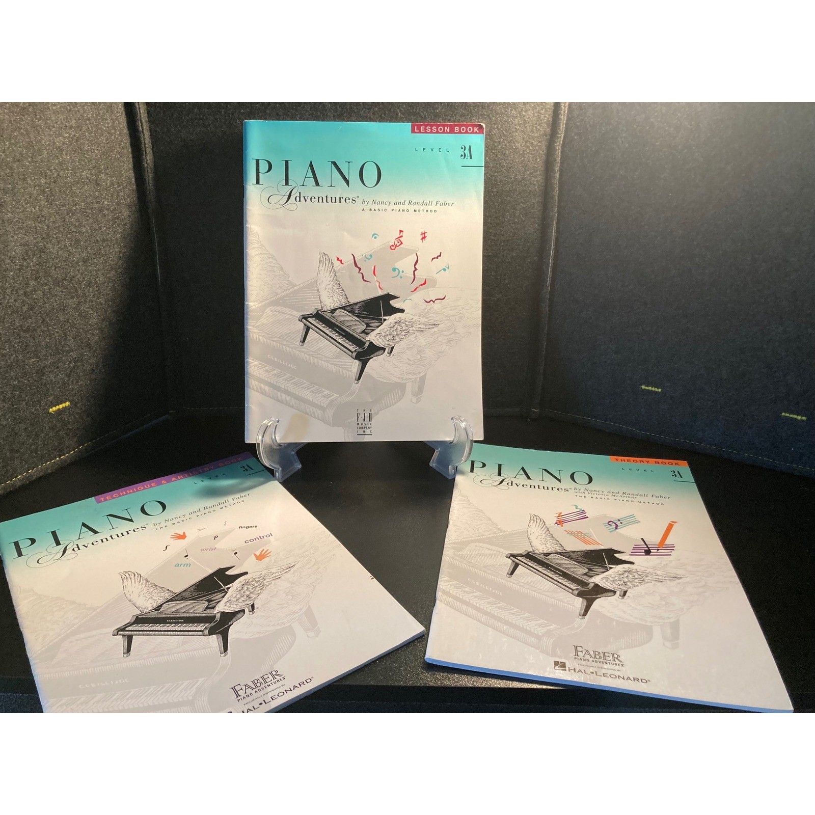 Faber Piano Adventures Level 3A Lesson Theory Technique Artistry 3 Book Lot