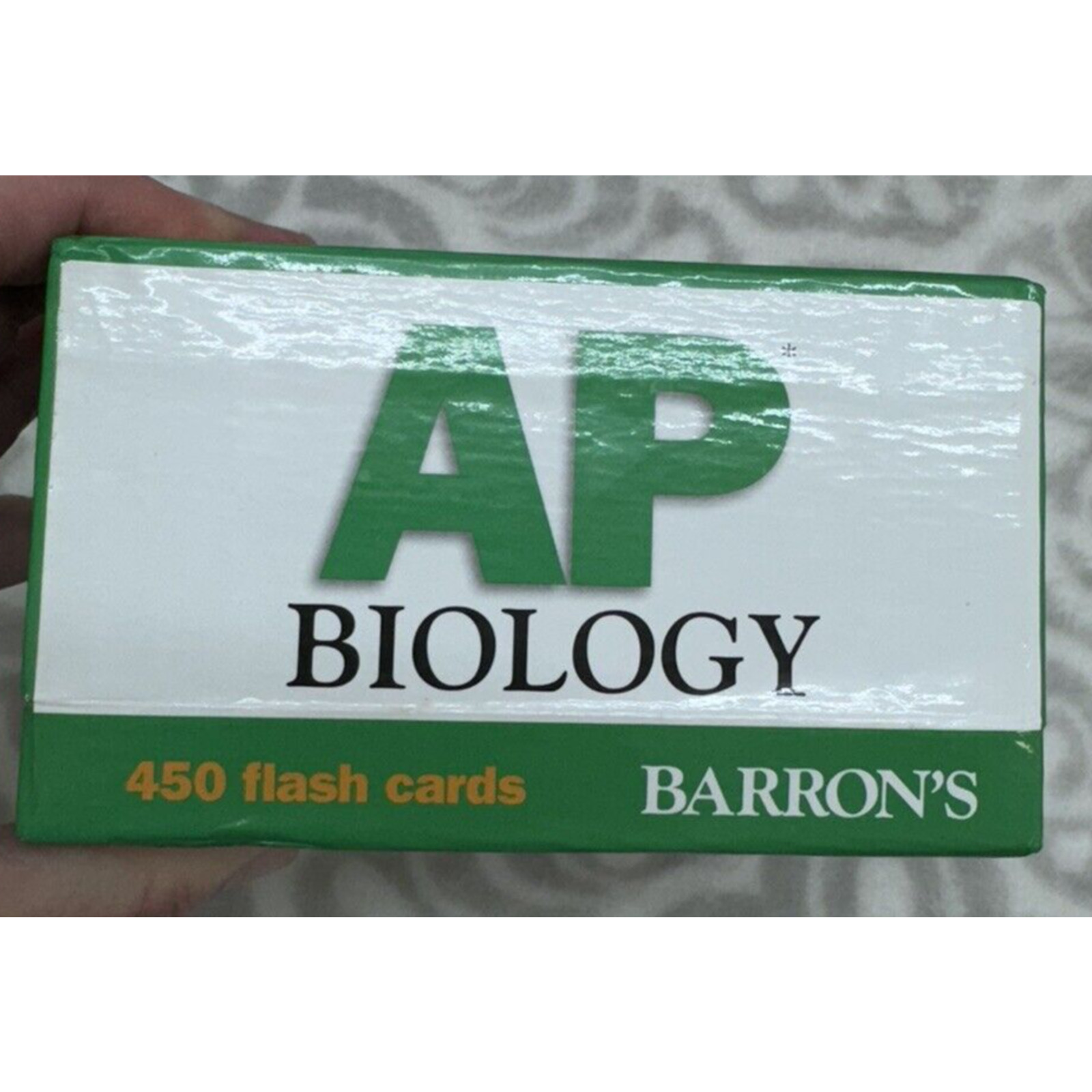 Barron’s AP Biology 450 Review Flash Cards College Prep Advanced Placement Test