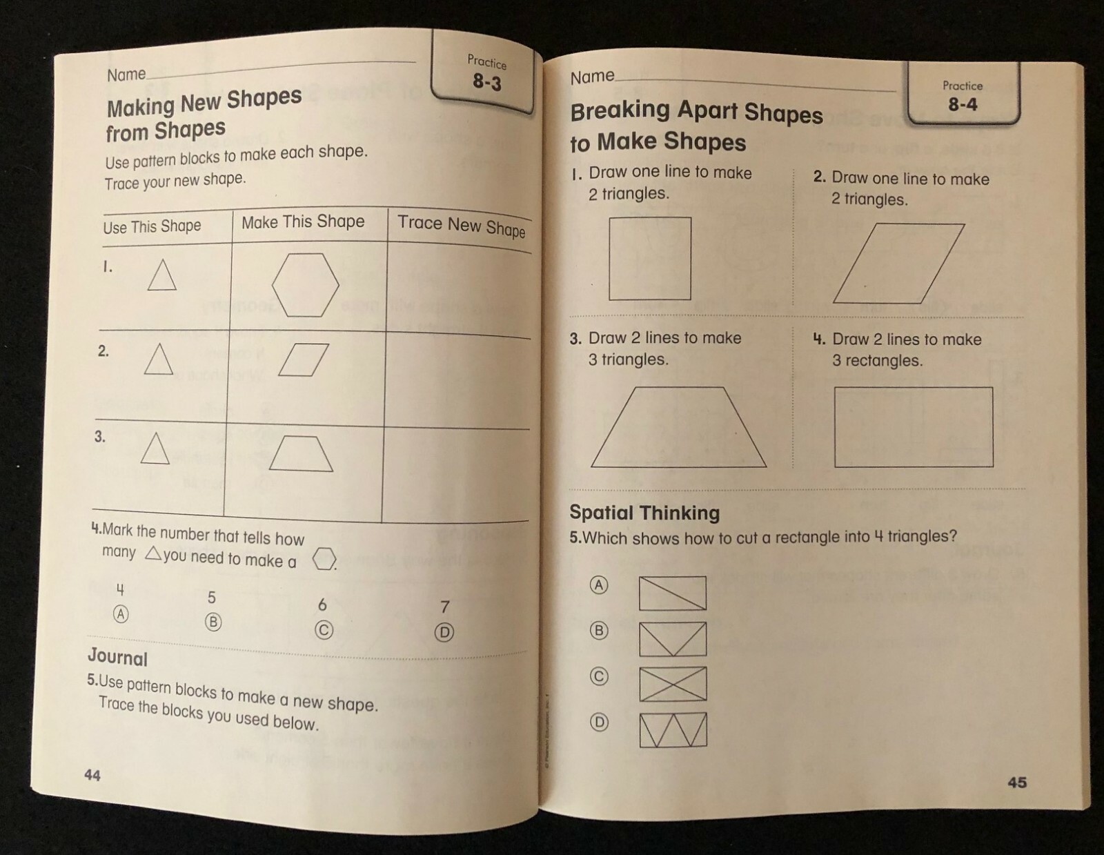 Pearson 1st Grade enVision INTERACTIVE HOMEWORK WORKBOOK (2007)