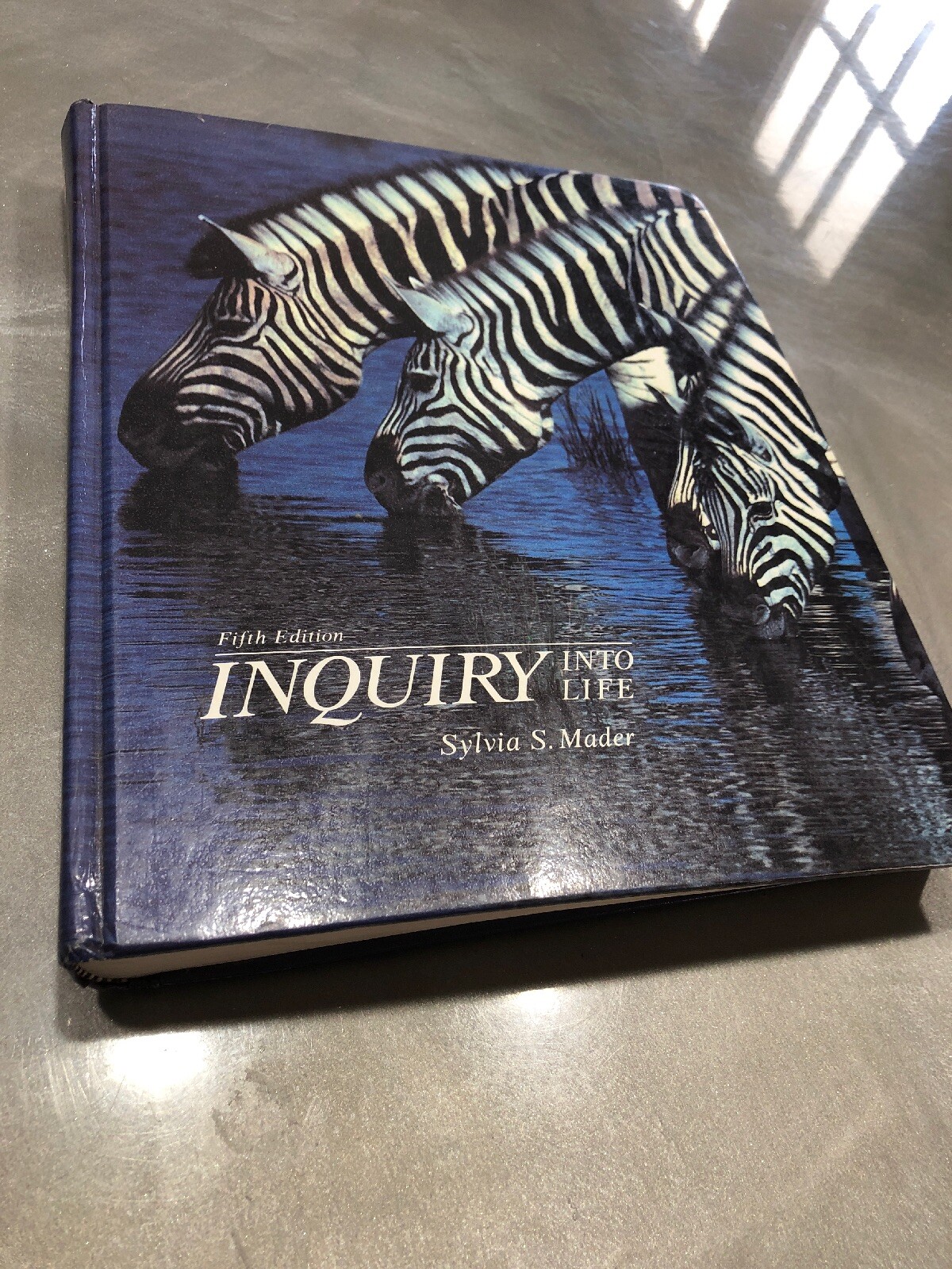 Inquiry Into Life fifth Edition By Sylvia S Mader. Published 1988.