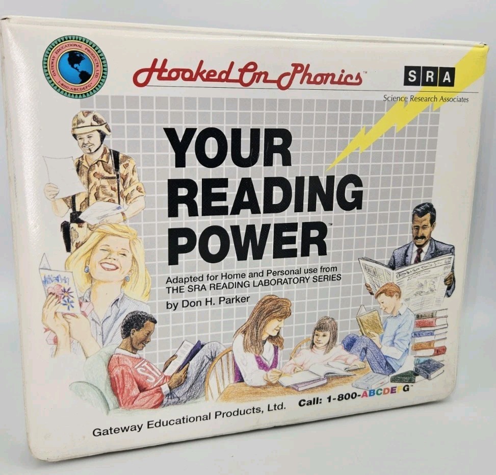 Hooked on Phonics: Your Reading Power from SRA Cassettes, Booklet, Case 1992