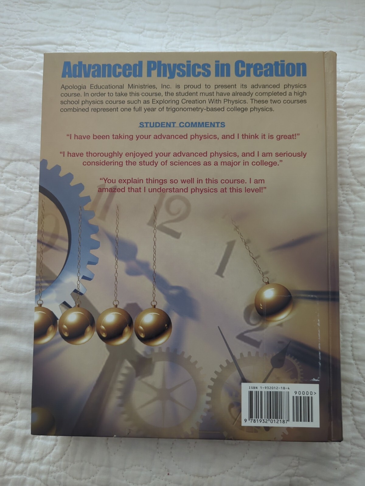 Advanced Physics in Creation – Hardcover By Wile, Dr. Jay L – GOOD