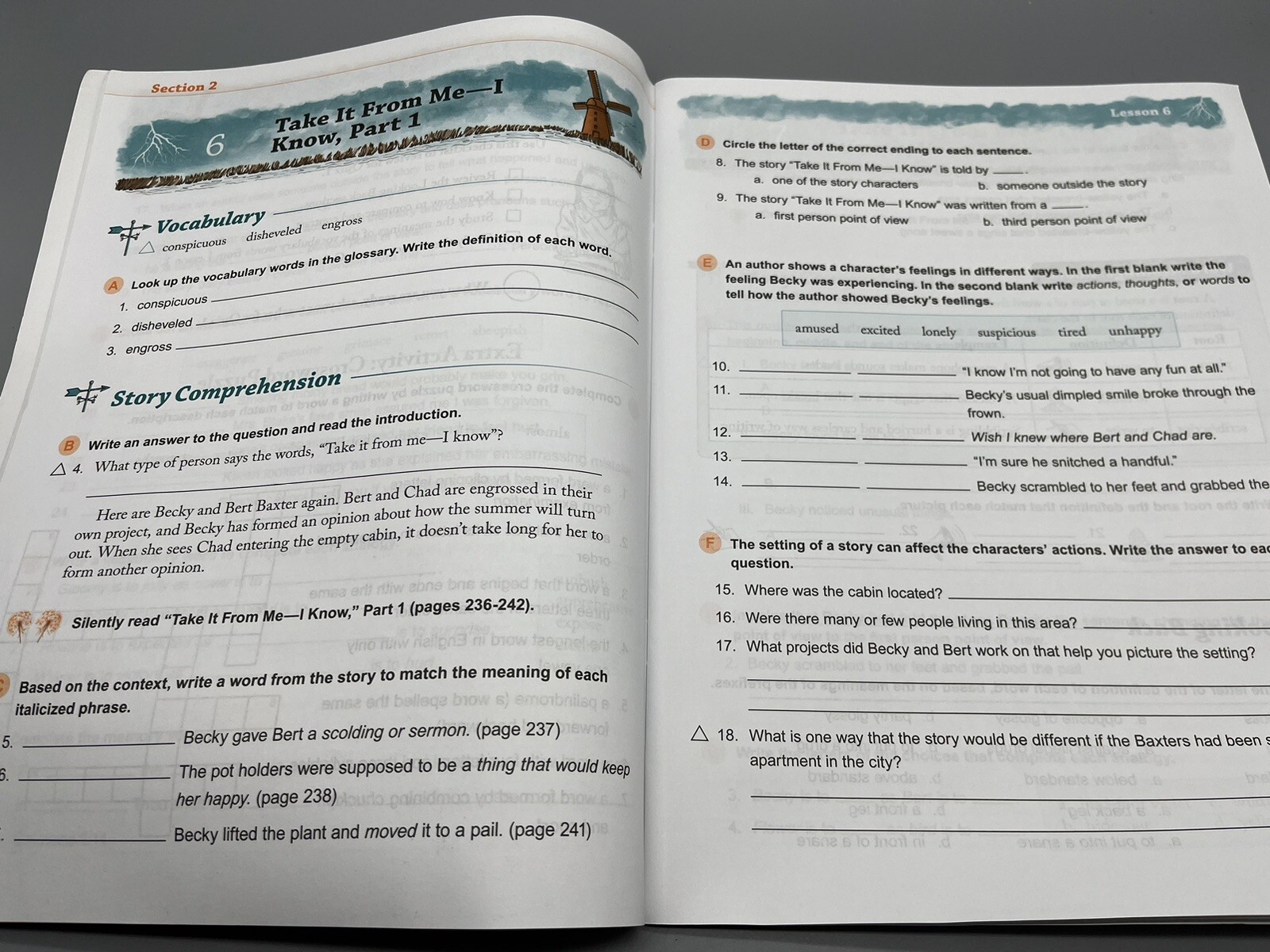 CLE Reading 5 Open Windows Study Guide Homeschool Christian Light Education