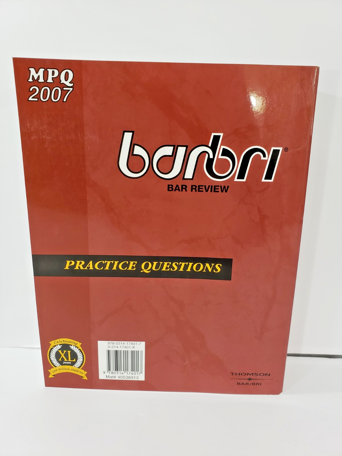 BarBri Bar Exam 2007 Complete Set MBE MEE MPT Books + 4 DVDs Multistate Law Help