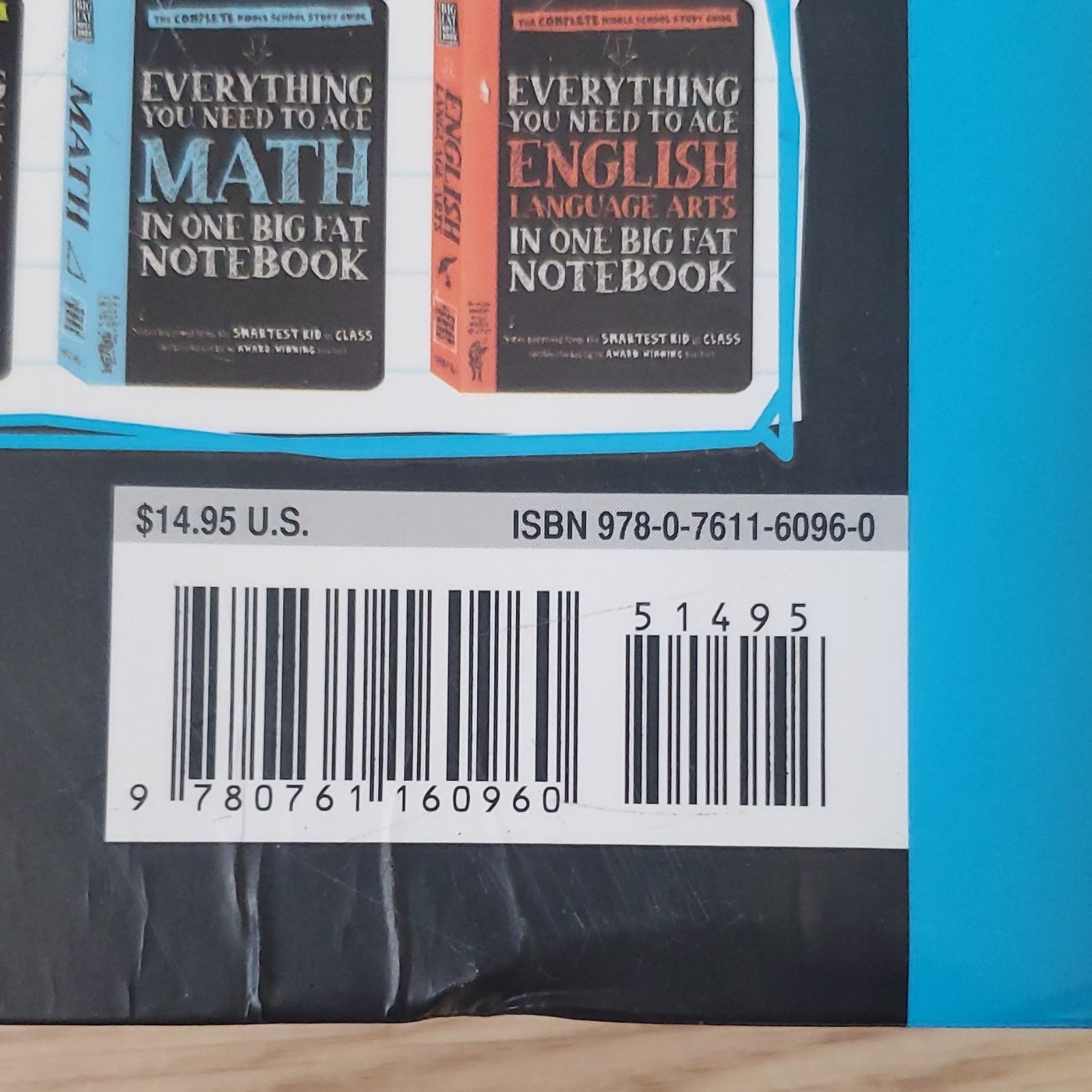 Everything You Need to Ace Math Middle School Study Guide by Brain Quest Editors