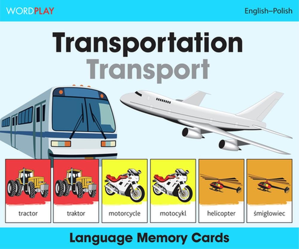 Transportation Transport Language Memory Cards by Milet Publishing (English) Har