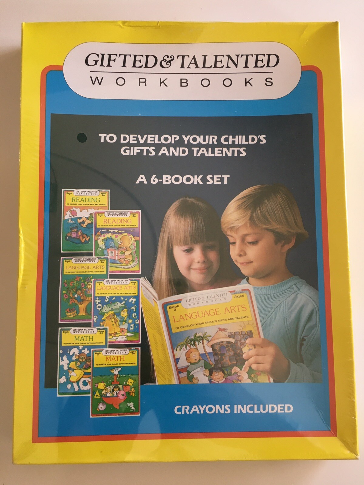 Gifted & Talented – 6 Book Set – Ages 4-6 – Reading, Math,Language & Arts-Sealed
