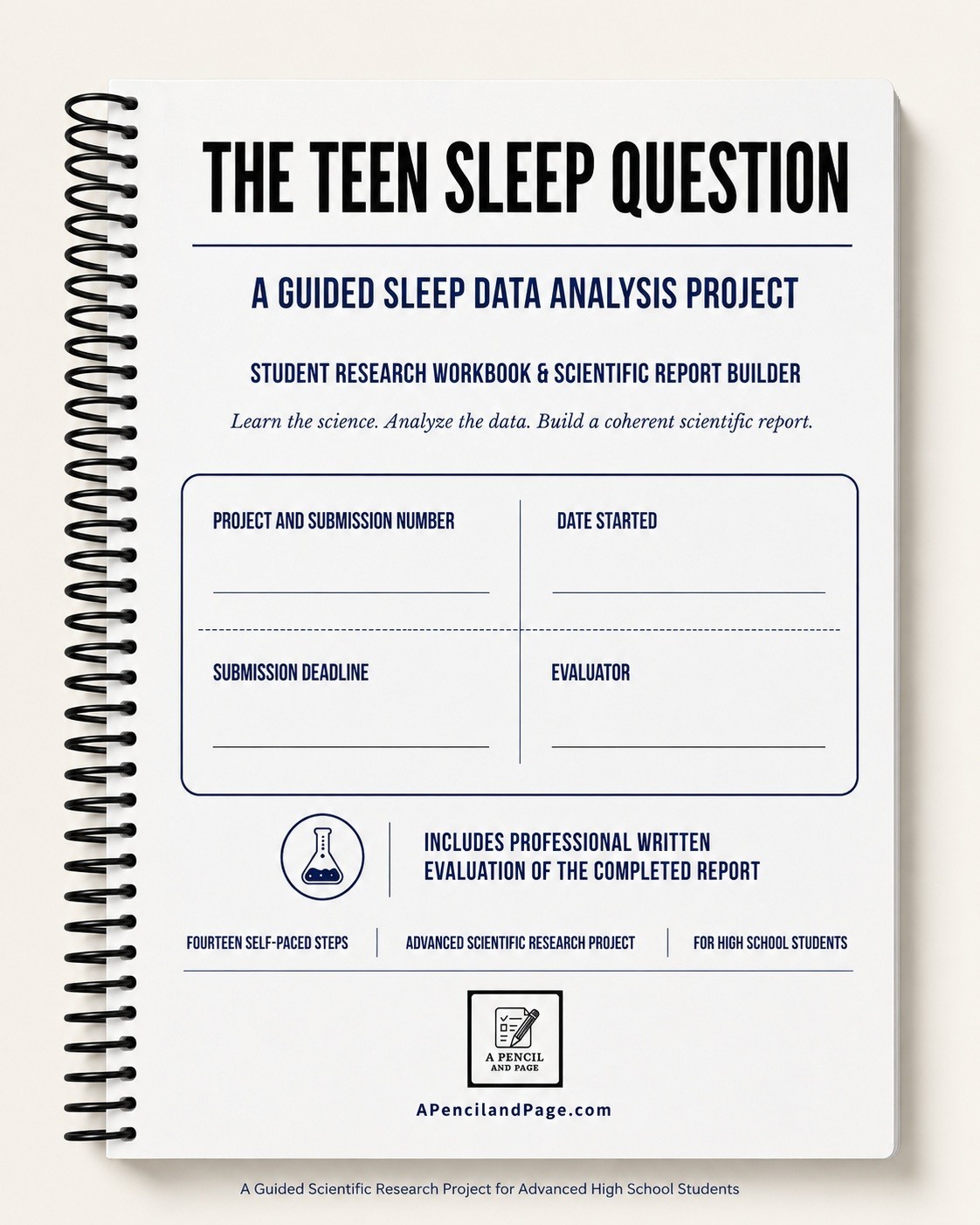 NEW! Advanced Scientific Report Builder WITH Evaluation High School & Homeschool