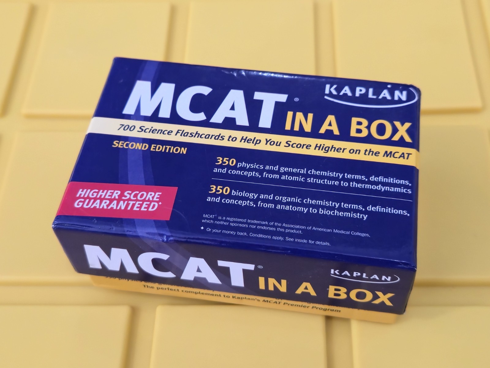 Kaplan MCAT in a Box 700 Science Flashcards Second Edition Color-Coded