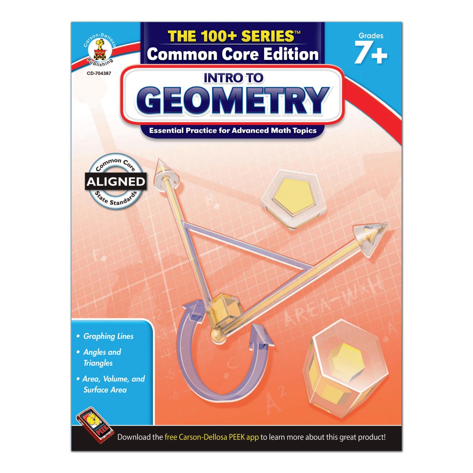 Intro to Geometry, Grades 7 – 9 (The 100+ Series™) – paperback Carson Dell…