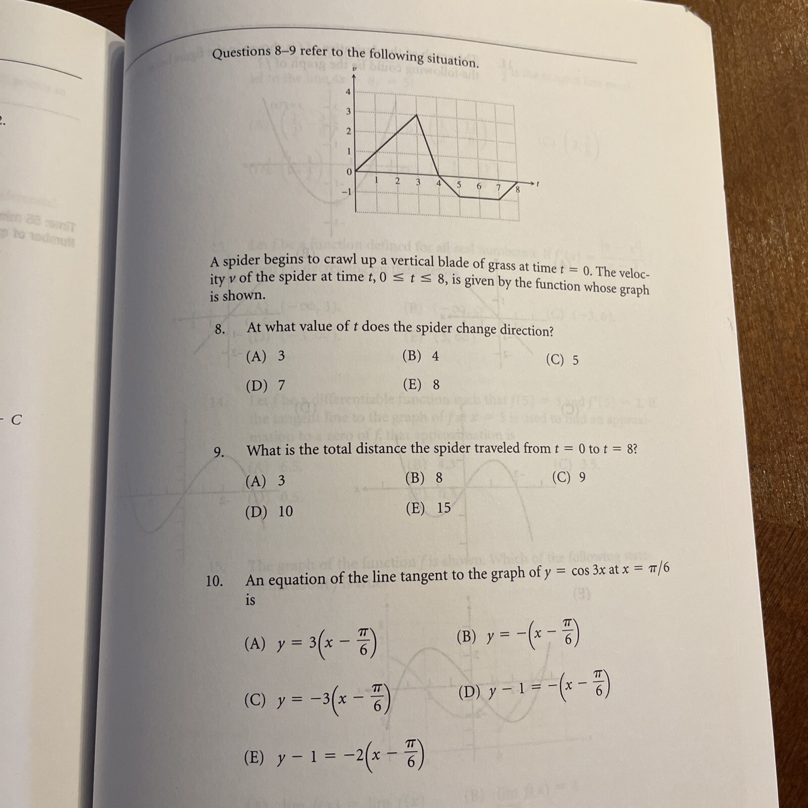 Calculus Book Advanced Placement AP Test Prep Workbook , Pearson Ed, Nice!