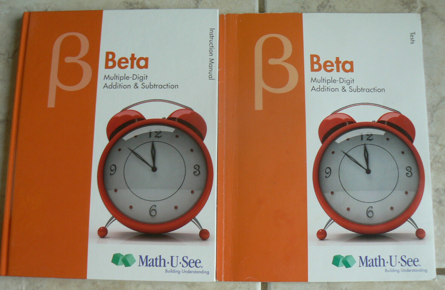 Math-U-See BETA Instruction Manual & Test booklet (partial), Demme gr.2/2nd