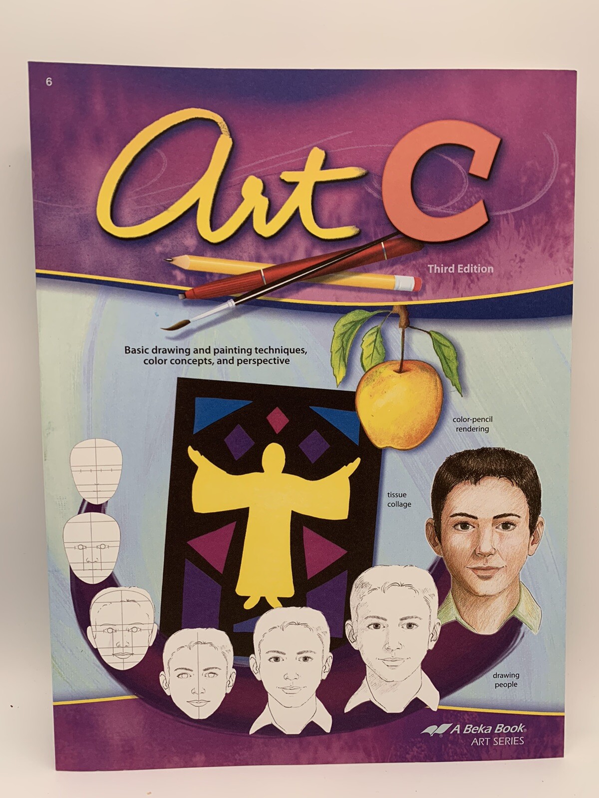 Abeka Art C Student Workbook, 6th Grade Art 🎨 LIke NEW