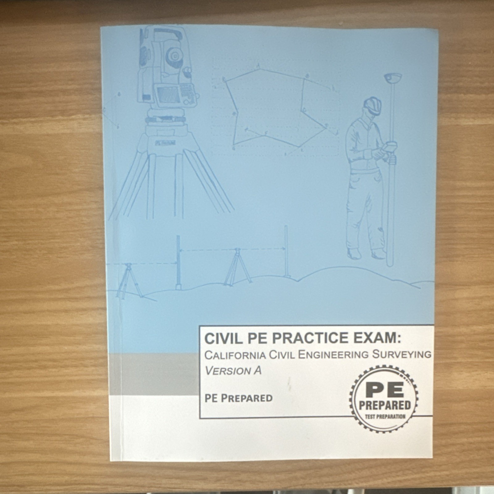 PE Prepared Civil PE Practice Exam California Civil Engineering Surveying Guide