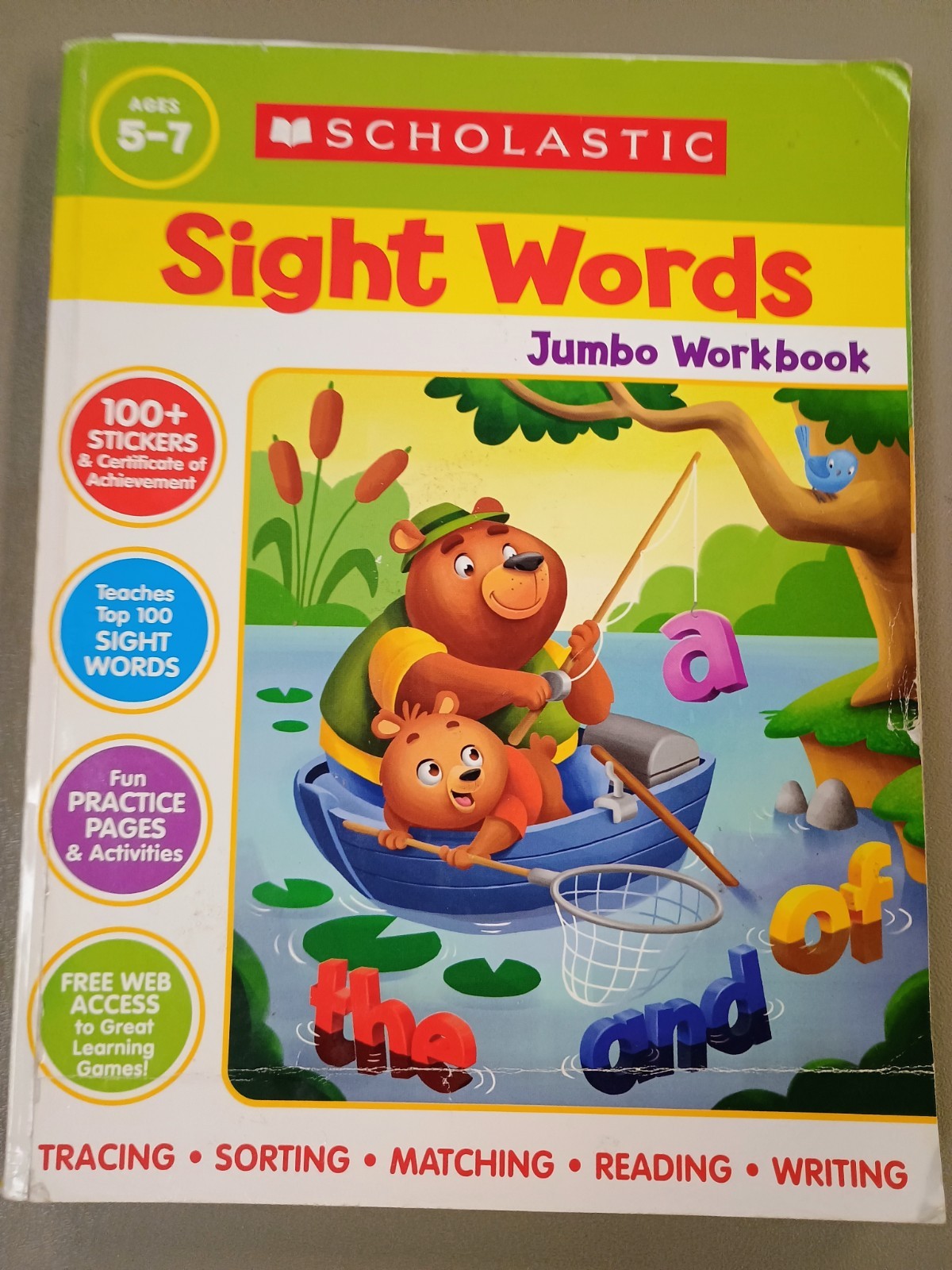 Scholastic Sight Words Jumbo Workbook : 300+ Practice Pages Targeting the Top…