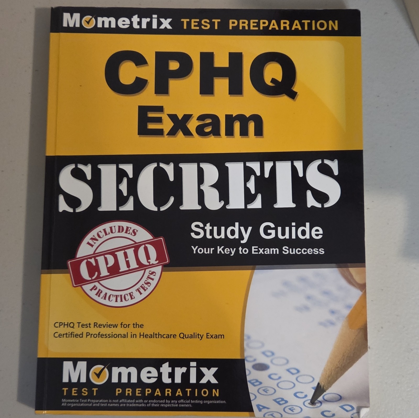 Mometrix CPHQ Exam Secrets Study Guide Book English Includes Practice Test