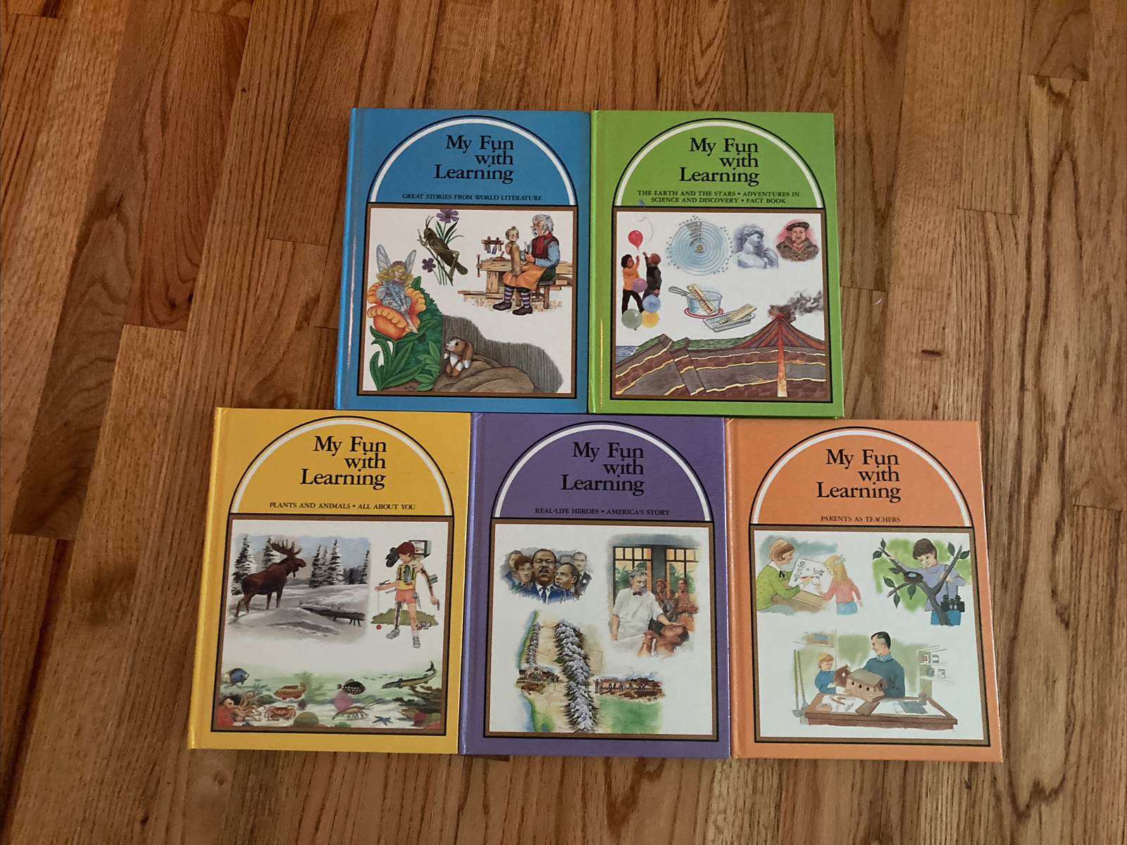 My Fun With Learning Books Volumes 1 to 5 Hardcover Southwestern Homeschool 1991