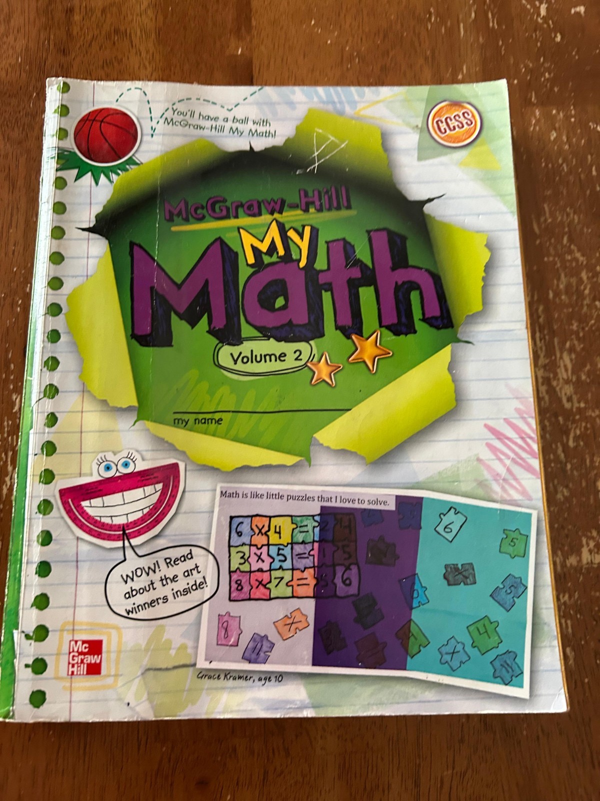 McGraw Hill My Math, Grade 4 Volume 2