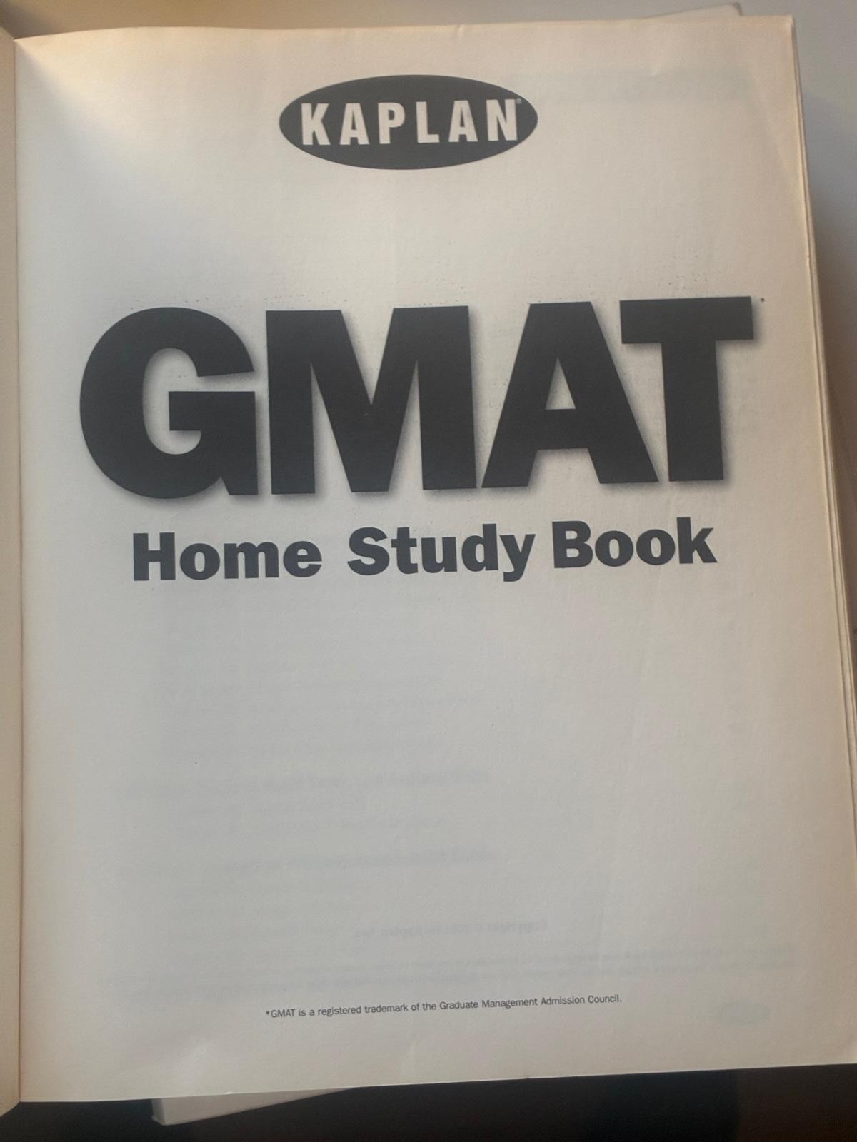 Libros GMAT Kaplan (4 libros) – Verbal, 800, Lesson + Home Study – Preparación M