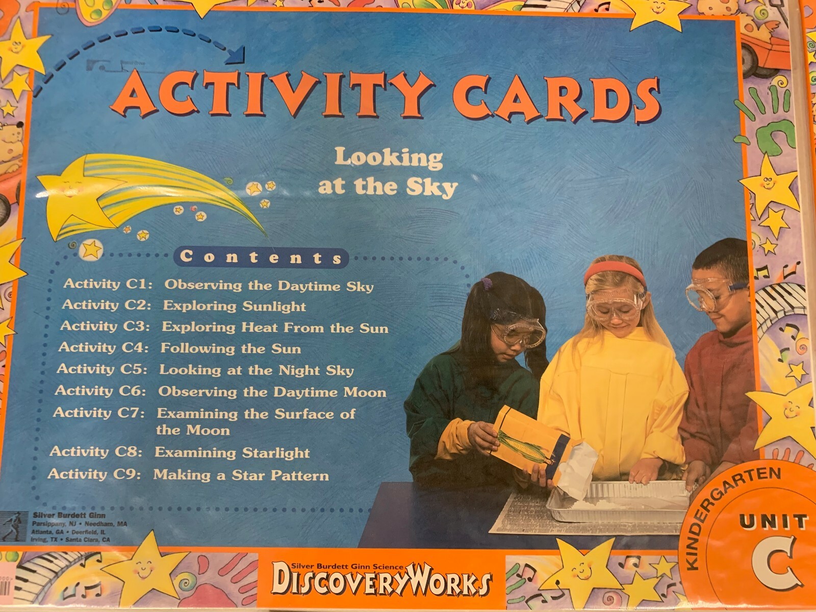 Science Discovery Works ACTIVITY CARDS Unit C Looking at the Sky Grade K , LN