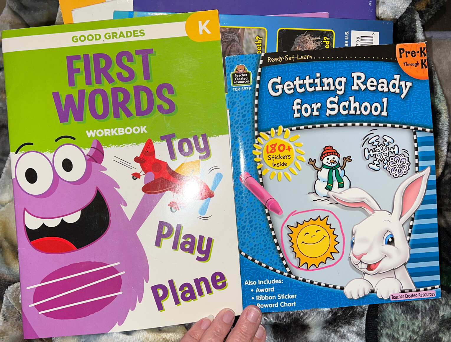 Getting Ready for School Ready Set Learn Prek-K. & First Words Good Grades K NEW
