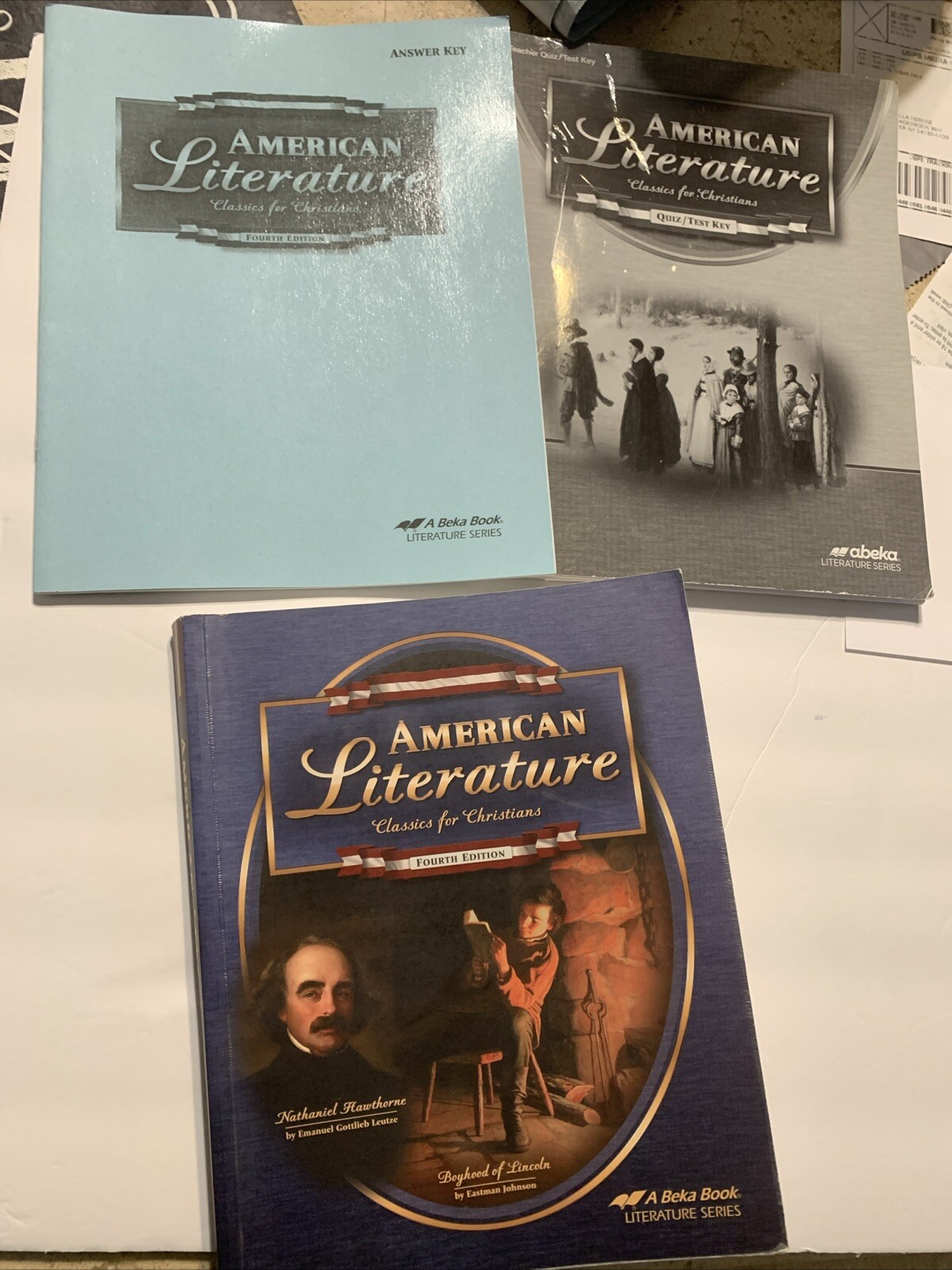 American Literature: Classics For Christians. Fourth Edition. Abeka HOMESCHOOL