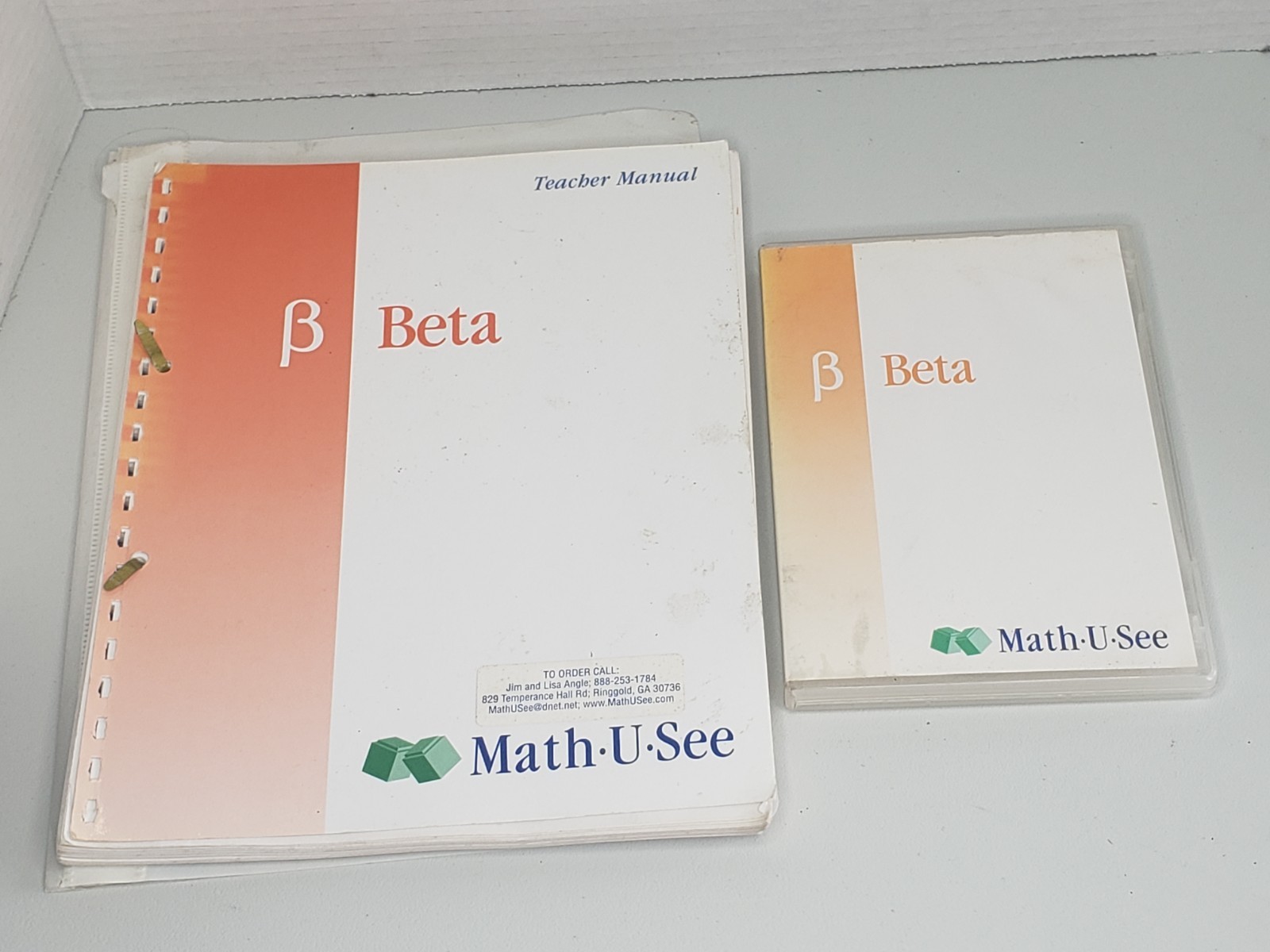 Math U See Beta Set – Instruction Manual & DVD