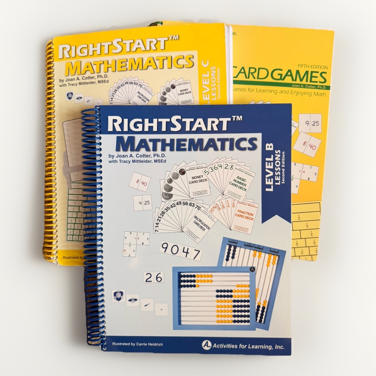 Right Start Mathematics Level B & C Lessons RS2 2nd Edition + Card Games FREE!