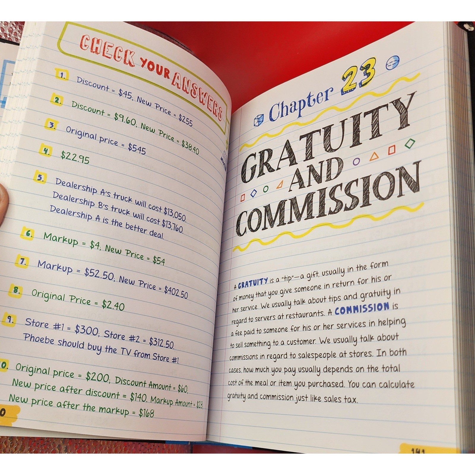 Big Fat Notebook Middle School Math Study Guide and Workbook Set
