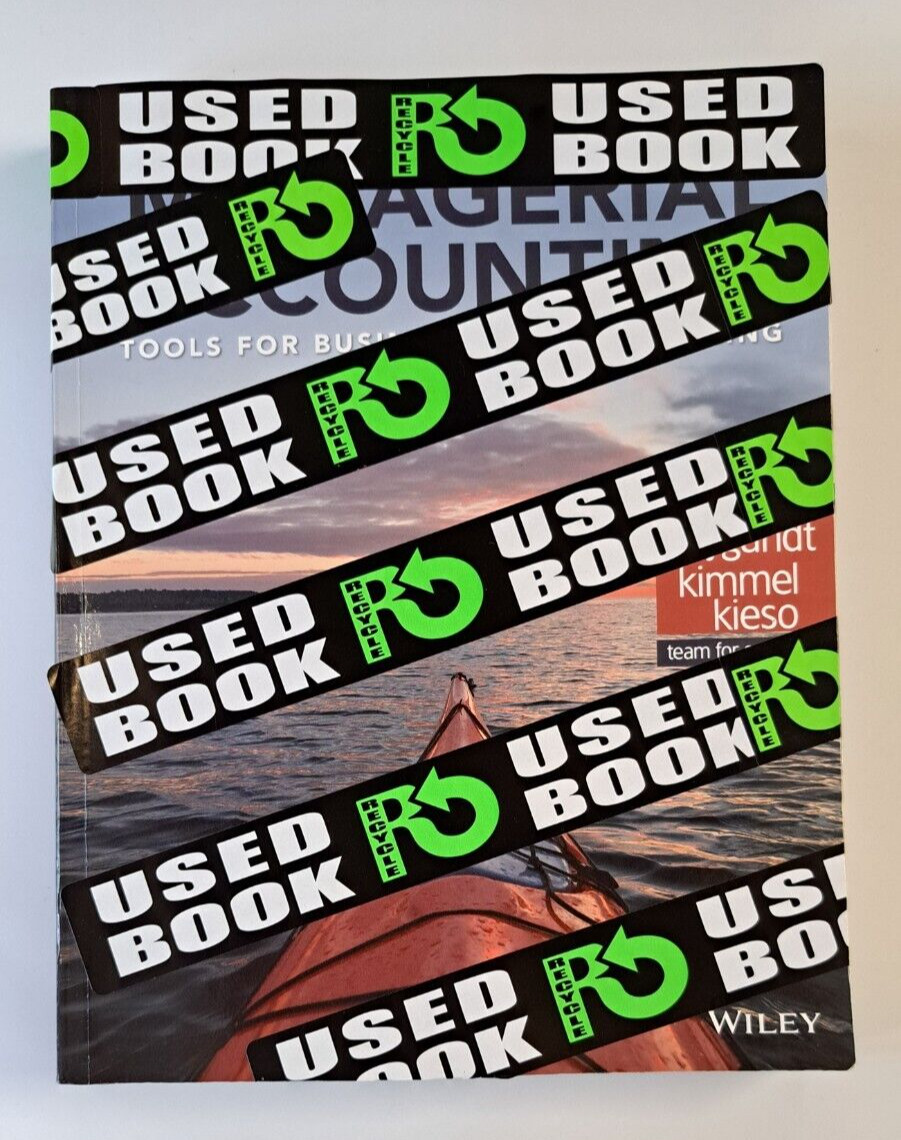 Managerial Accounting: Tools for Business Decision Making (8e) INSTR. EDTN.