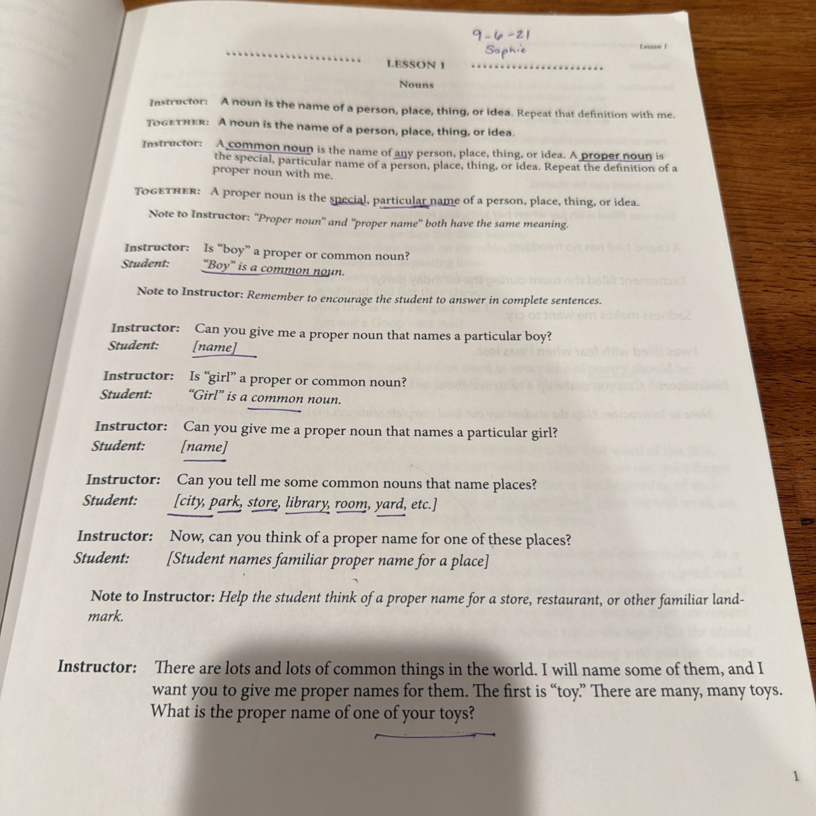 First Language Lessons Level 2